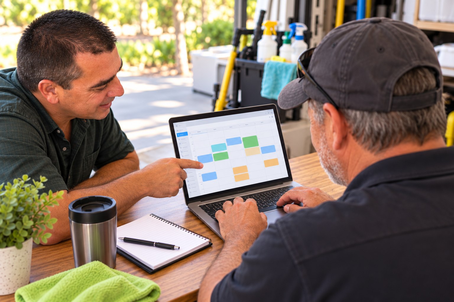 Illustration: make your first booking with Allen’s guidance